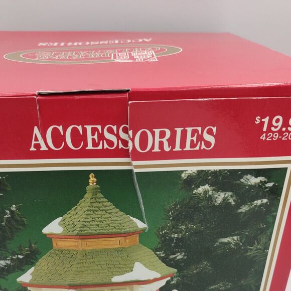 1998 Christmas Village Dickens Collectables Accessories Gazebo 429-2041 - Picture 3 of 10